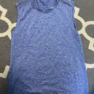 lululemon athletica Heathered Blue Men's Tank Top